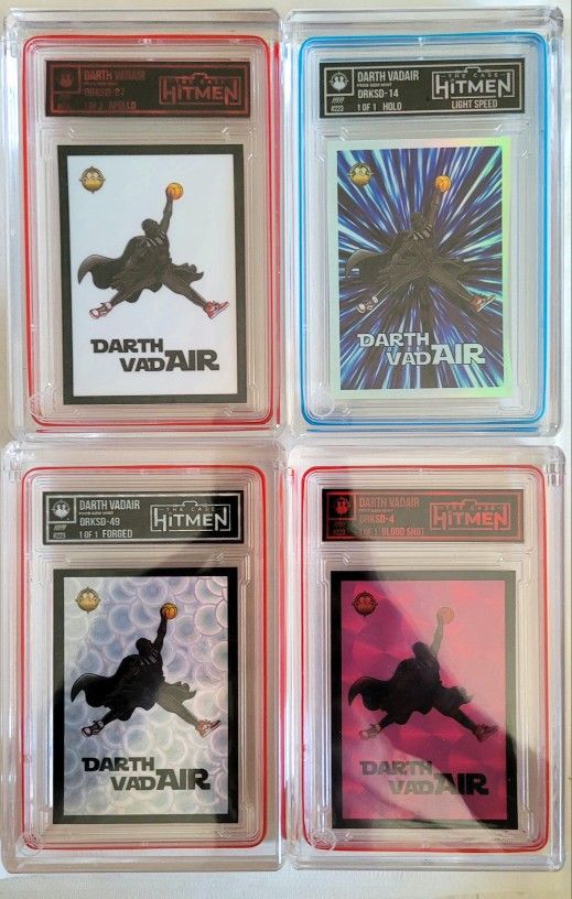 💥MICHAEL JORDAN *DARTH vadAIR* CASE HITMEN 1/1 (4 CARD  LOT)💥