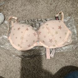 Pink Victoria's Secret push-up bra * Brand New * In The Bag W/ Tags