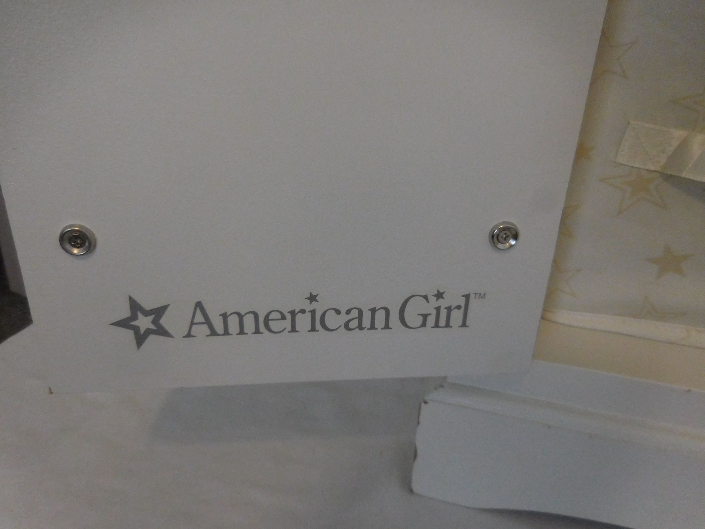 American Girl 18"Doll Storage Cabinet wardrobe armoire Retired rare