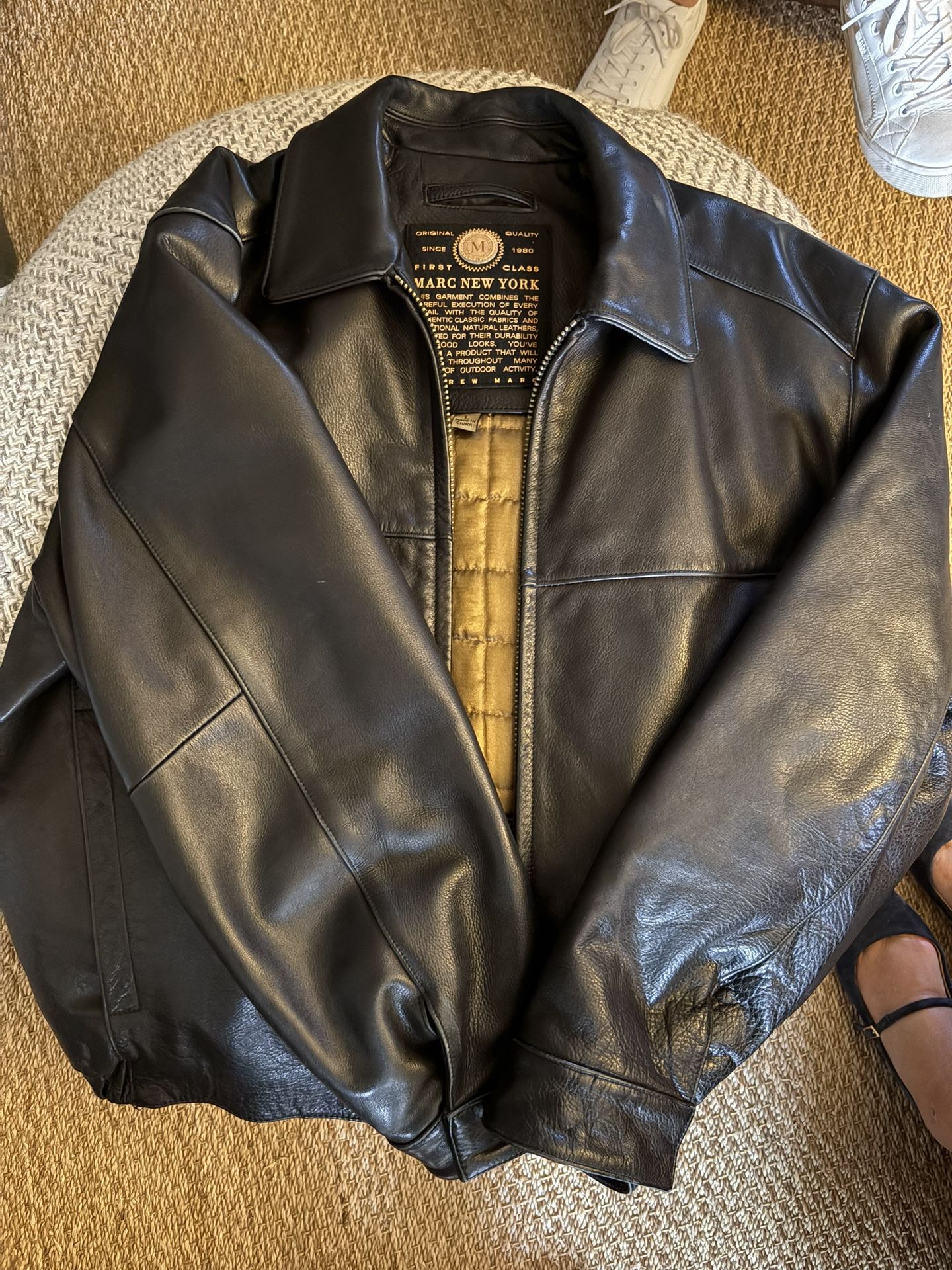 Andrew Marc Leather Jacket Men’s Large