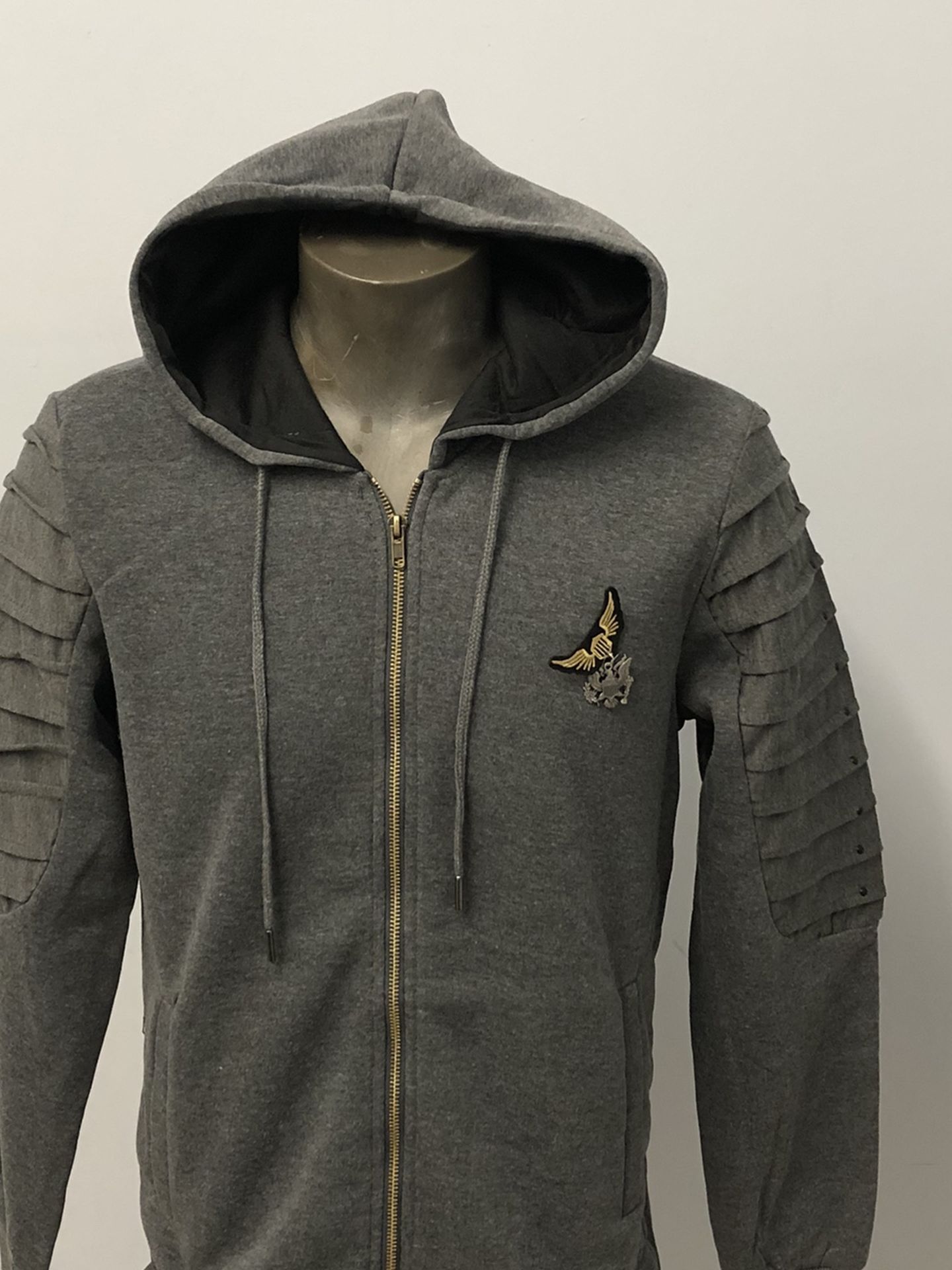 Recreation Premium Hoody Jacket Gray Regular Fit