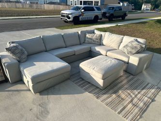 Sectional with Ottoman