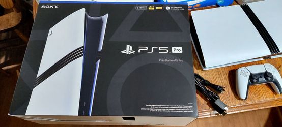PlayStation 5 Pro Digital Only Edition, White & Black