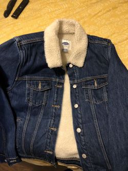 Sherpa denim jacket women LG