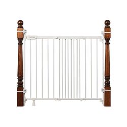 Metal Banister And Stair Baby Gate