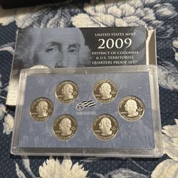 2009 District of Columbia and US quarters proof set