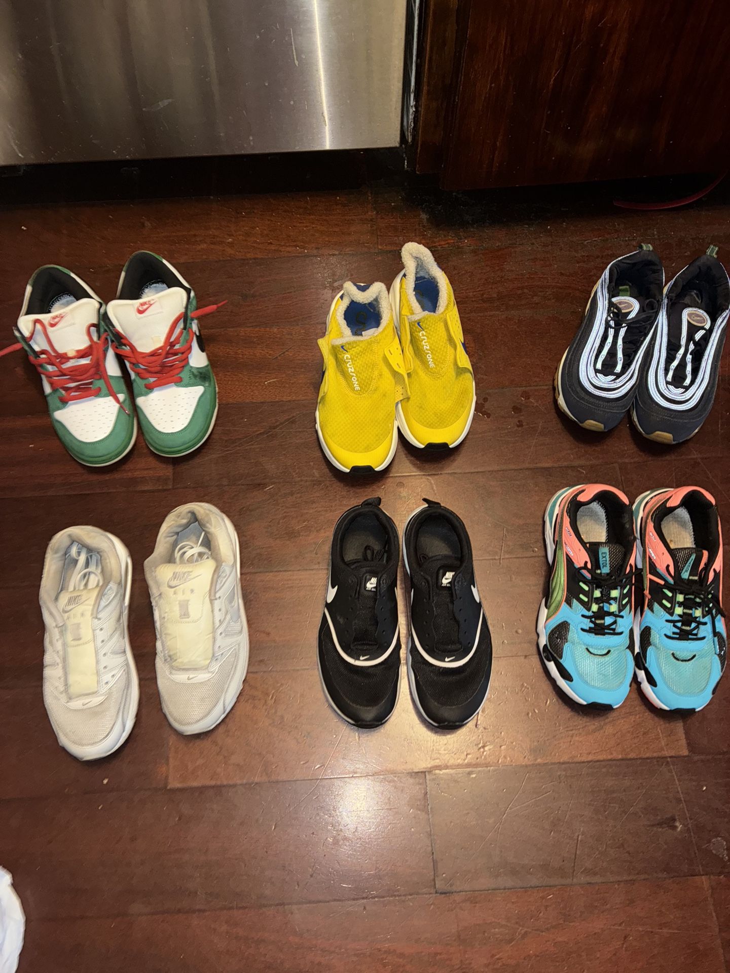 Women’s Shoe Bundle 4 Pairs, 3 Nike 1puma Size 9