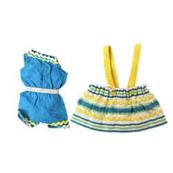 Vintage 1970 Skipper #1733 Rik Rak Rah Romper & Skirt No Shoes