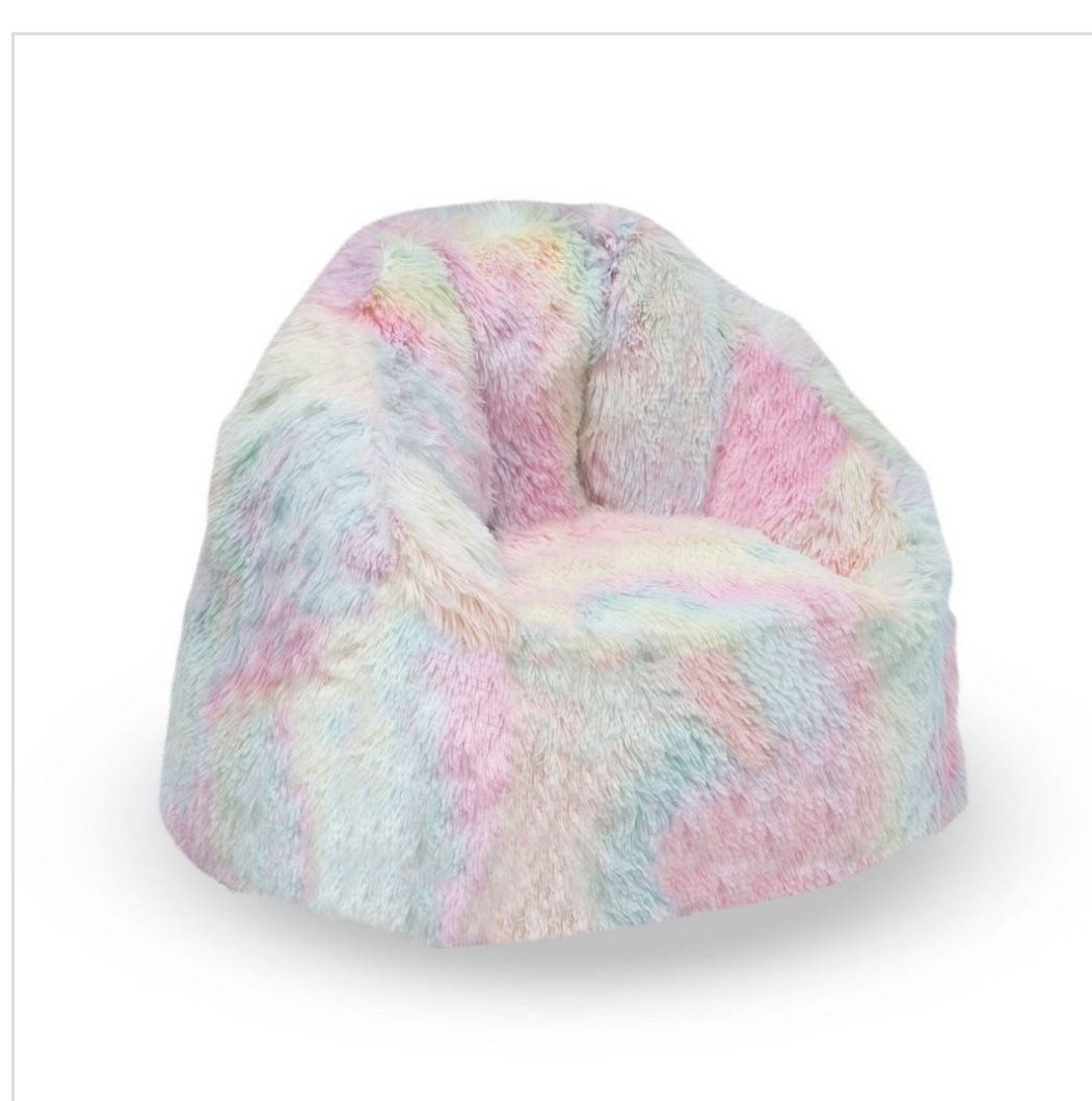 Kids Rainbow Bean Bag Chair 