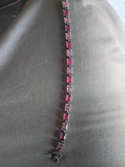 925 Ruby bracelet