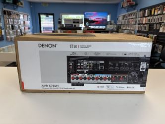 Denon 7.2-Channel Home Theater Receiver 8K Video Ultra HD 4K/120 AVR-S760H New Sealed