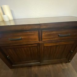 Buffet storage table 