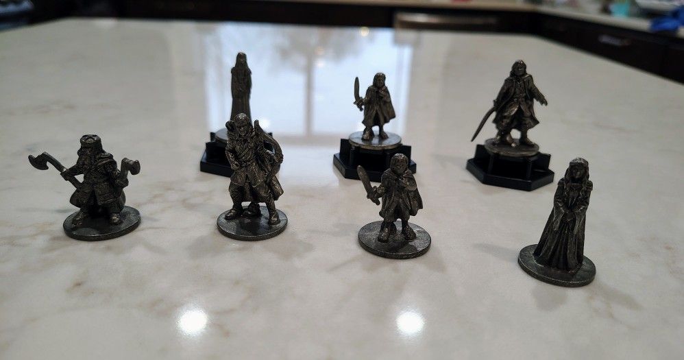 Lord Of The Rings Pewter Gaming Pieces