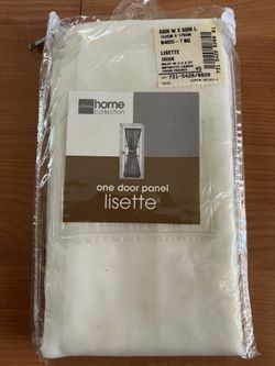 Curtain One Door Panel & Sash & Door Rod