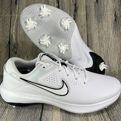 Brand New Nike Air Zoom Victory Pro 3 NN White Black Leather Golf Shoes Size 12 Wide