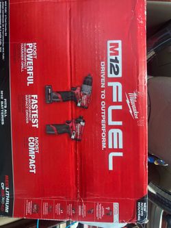 Milwaukee M12 Fuel 2 Tool Combo Kit hammer/impact combo