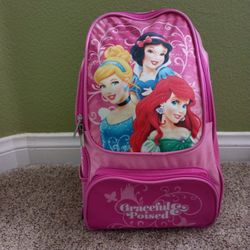 Disney Princess Sleeping Bag With Storage Backpack