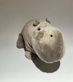 Jellycat Mellow Mallow Hippo, a soft, gray plush (retired)