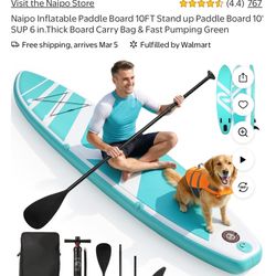 Inflatable 10’ Paddle board 