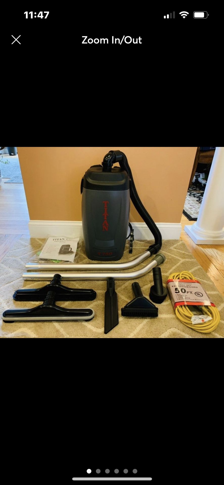 Titan, Backpack, Vacuum Cleaner brand new!
