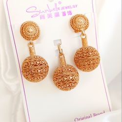 Sunbelle Earrings & Pendant