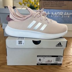 Adidas Cloudfoam Pure SPW K Sneakers Size 6 Youth Fits Women’s 7