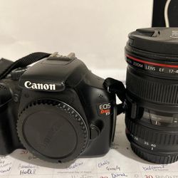 Canon Camera and Lenses