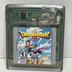 Dragon Warrior III 3 Nintendo Game Boy Color Battery Saves Tested Authentic