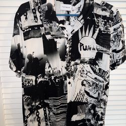 Topman Button up Shirt Punk Style