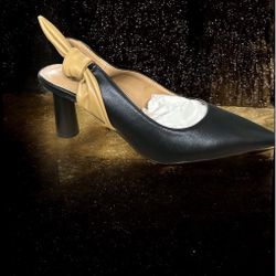 Silver Lace-Up Platform Heels Size 7.5