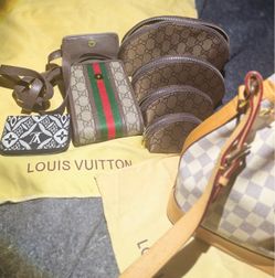 Authentic Louis Vuitton and Gucci