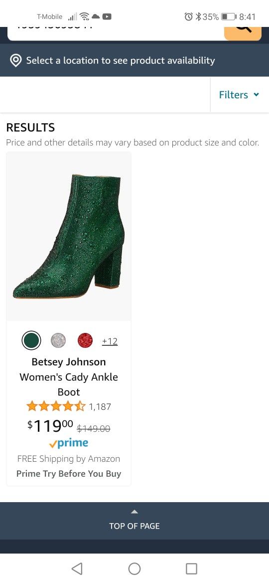 Betsey Johnson ankle women's cady boots Size 9.