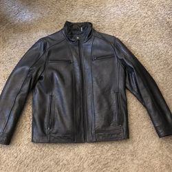 Leather Jacket Size L
