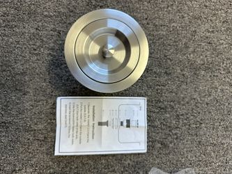 2x Brushed Nickel Pop-Up Sink Drain Assembly (New)