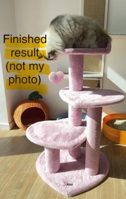 NEW VETRESKA Pink Heart Cat Tree – Brand New in Box