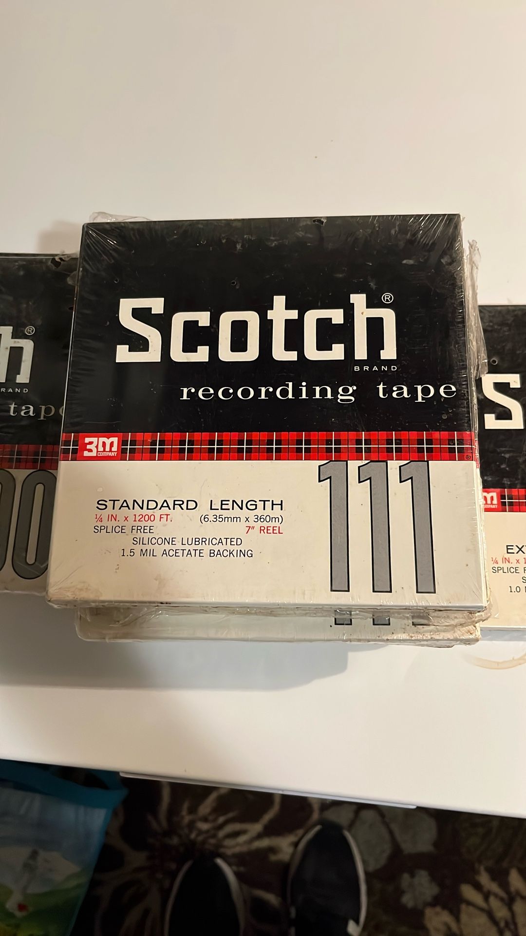 Scotch Recording Tape Standard Length Extra Length Double Strength