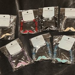 Mustache Bracelets 