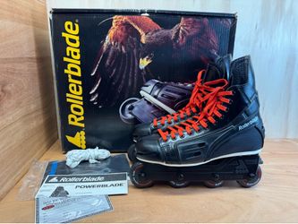 New Vintage 1993 RollerBlade Power Blade Inline Hockey Skates Men’s 13.