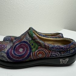 Algeria Kay-387 Mules Clogs Slip-on Size 6.5 EU 37
