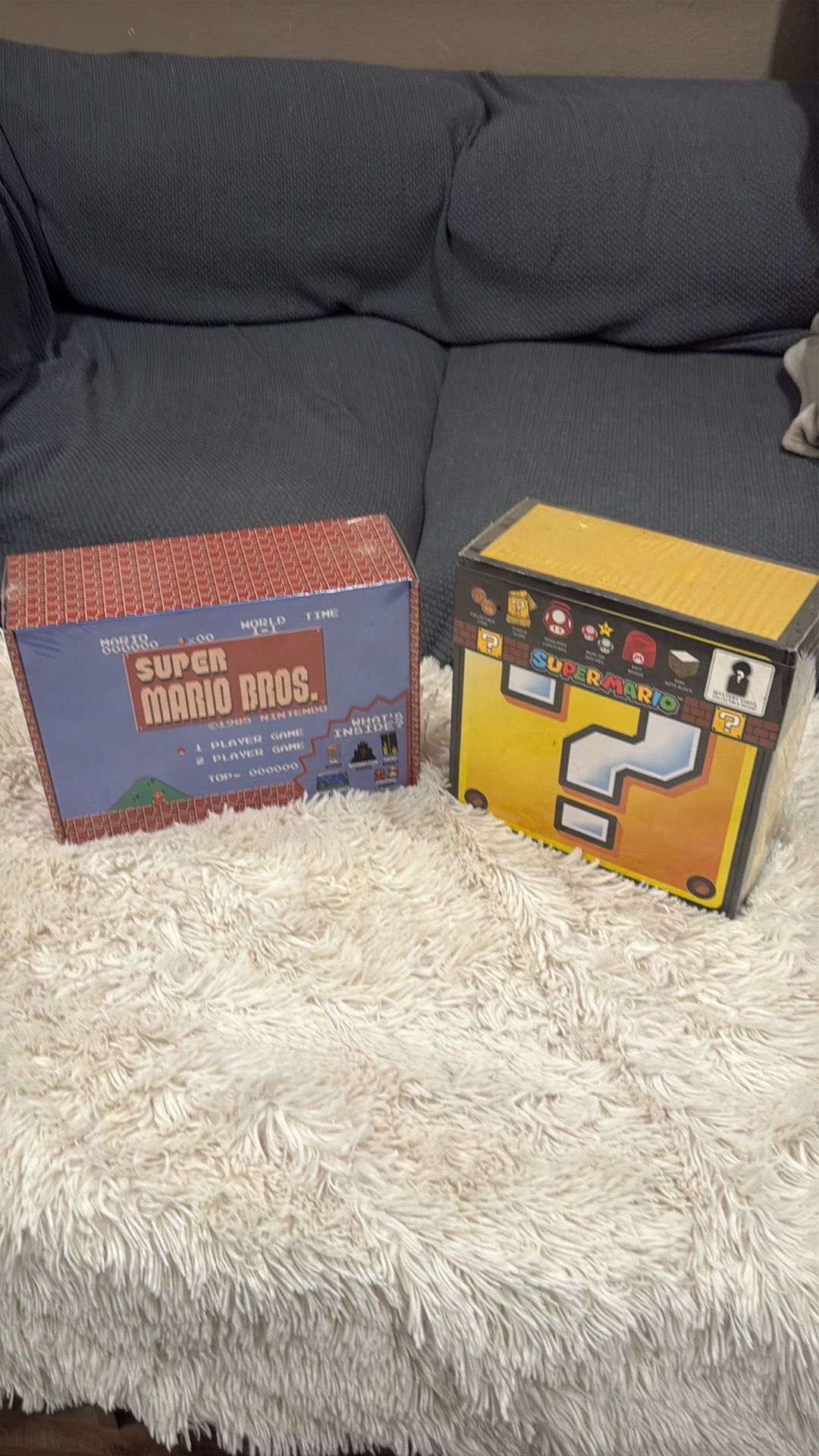 Super mario brothers collector boxes