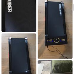 Walking Pad Treadmill with 12% 9-Level Auto Incline, 450 lbs Capacity and RGB LED Screen Under Desk Treadmill with Hiking Mode, Compact Treadmills for