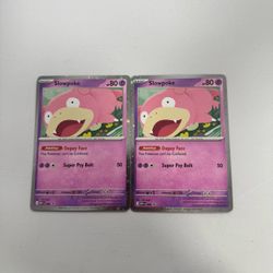 Slowpoke 086 Pitch Black Black Star Promo Pokémon TCG Lot of 2