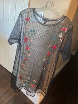 New Look Sheer Floral Dress