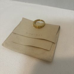 Nominal Jewelry Palestine Dotted Henna Ring 18K Gold Plated Size 8