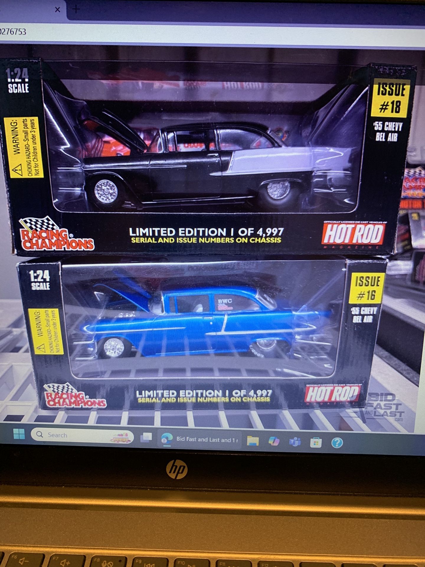 1955 CHEVY BEL AIR #19 Limited Edition 1 OF 4998 
