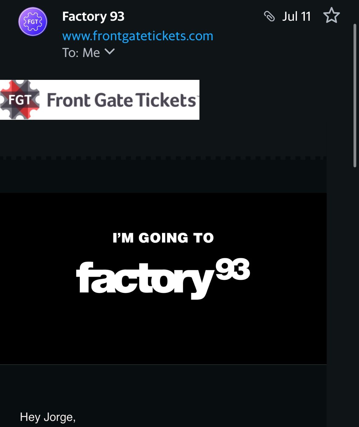 Factory 93 - Clonnee Headliner