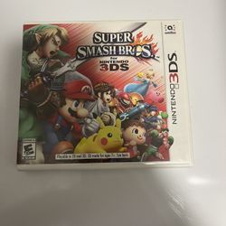 Super Smash Bros 3ds 