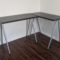 2 Adjustable Standing/Sitting Desks