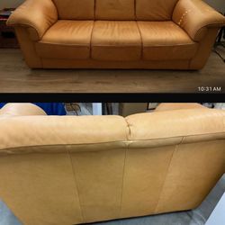 Italian Leather Couch