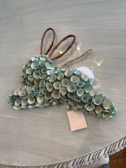 Pier 1 Tiffany Blue Easter Bunny Wreath